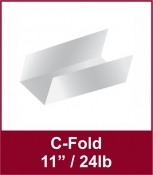 Pressure Seal C-Fold 11" 28Lb